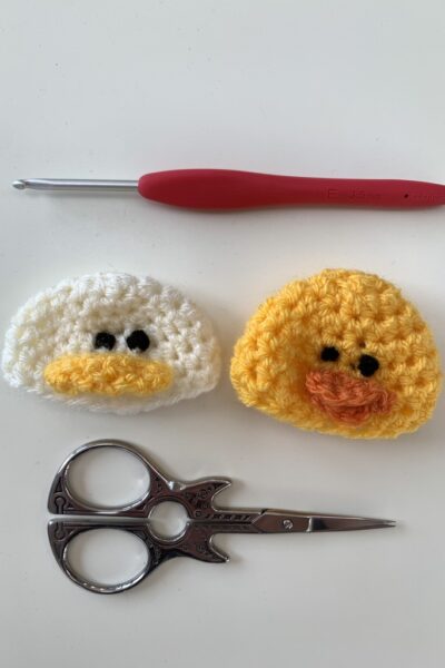 crochet duck hat - the big knit innocent drinks