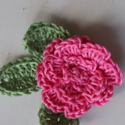 quick and easy crochet rose