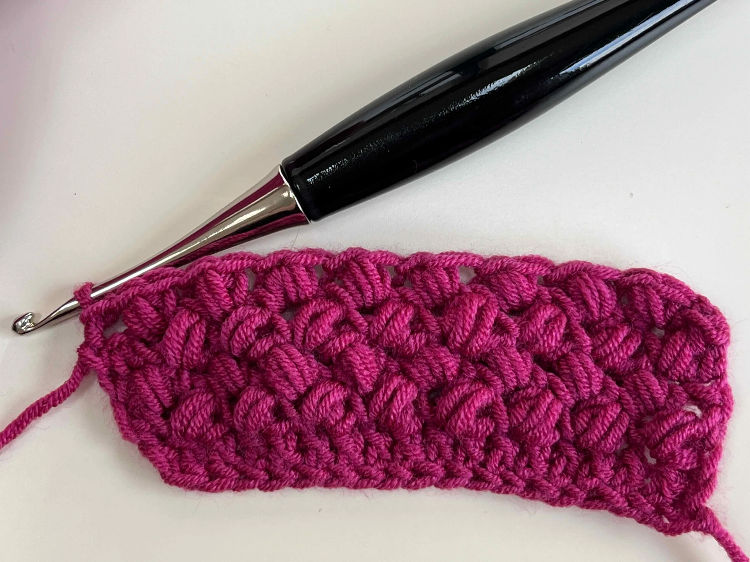 Crochet Bean Stitch - Video and Photo Tutorial - off the hook for you